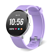 Load image into Gallery viewer, V11 Smart watch Tempered glass Activity Heart rate monitor BRIM Blood Pressure Oxygen IP67 waterproof Men Women Smart band