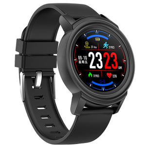 NY01 Smart Watch 1.3" Smartwatch NY01 Heart Rate Monitor Waterproof 230mAh Fitness Tracker add Screen Protector For Android IOS