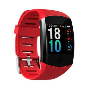 Q11 Smart Watch Waterproof Fitness Bracelet Big Touch Screen OLED Message Heart Rate Time Smartband Activity Tracker Wristband